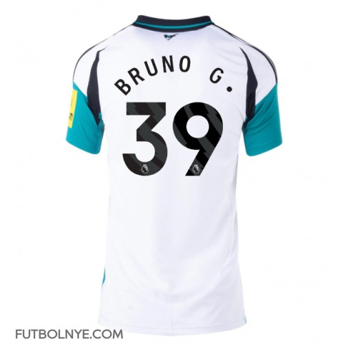 Camiseta Newcastle United Bruno Guimaraes #39 Visitante Equipación para mujer 2024-25 manga corta